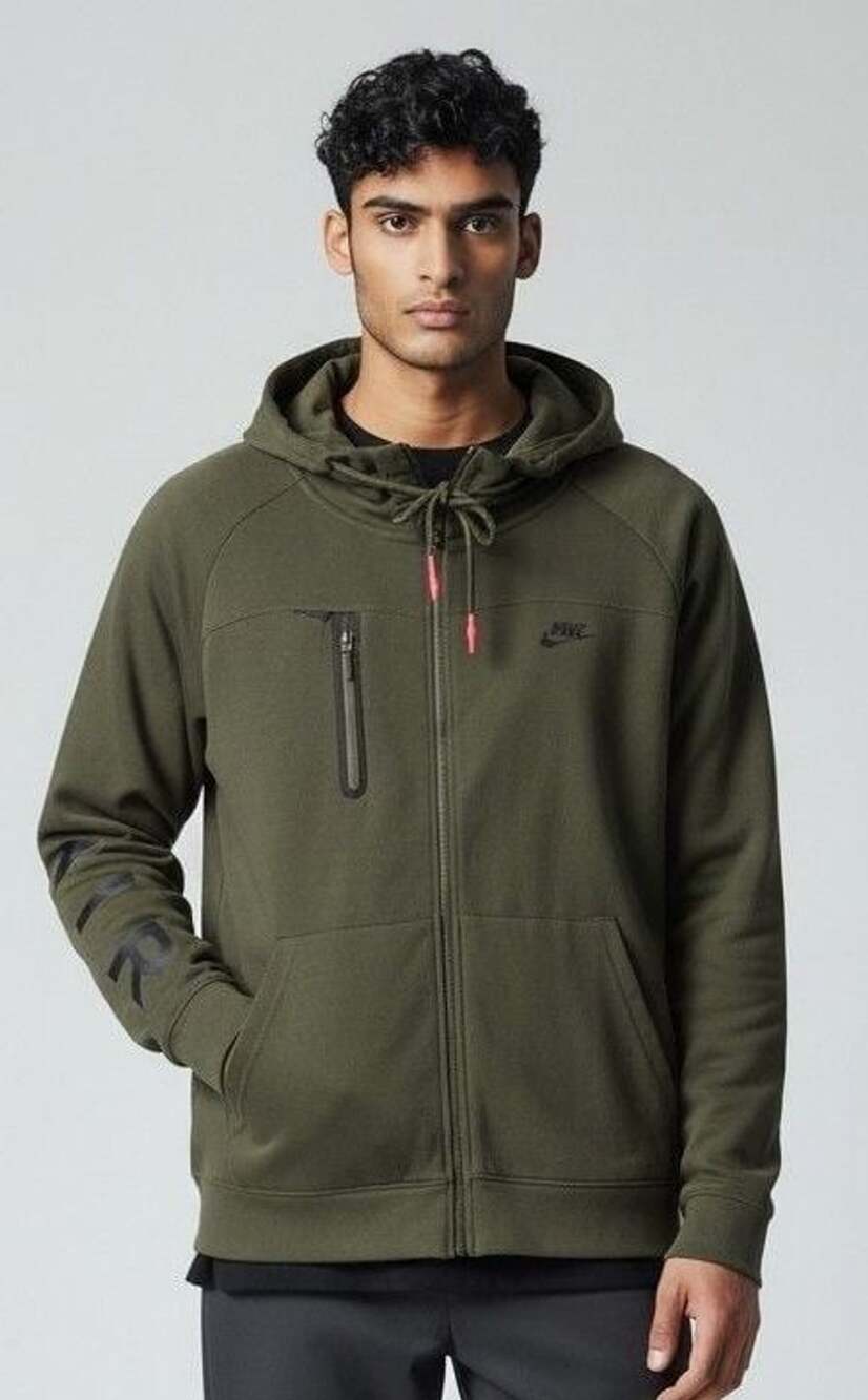 Nike Tech Fleece Windrunner Size XXXL Green Hoodie
